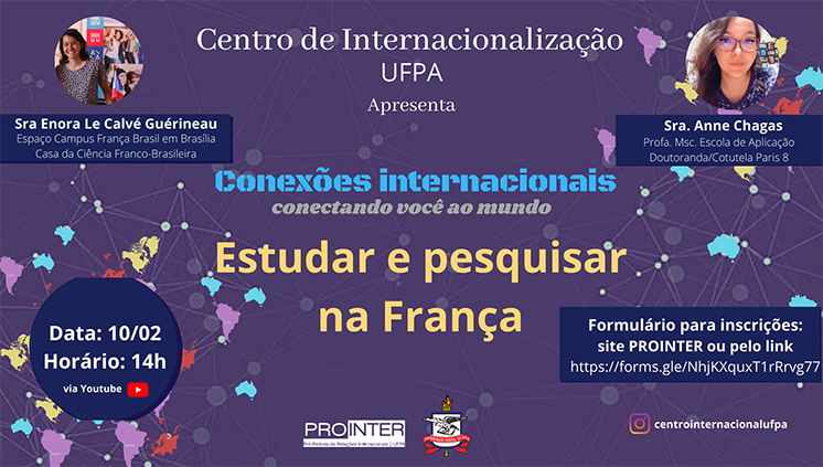 Conexões internacionais Estudar e pesquisar na França