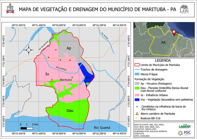 Mapa Bacia Marituba