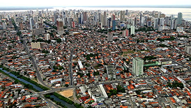 Vista aérea de Belém e os bairros periféricos DIRETRIZES